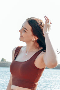 Farrah Crop Top Pecan – Elastic TENCEL™ Lyocell — Ansicht 1