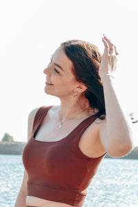 Farrah Crop-Top Pecan – Elastisch aus TENCEL™ Lyocell — Ansicht 1