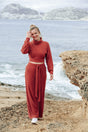 Aila Wide Leg Pants Cider – High Waist Trousers made from LENZING™ Viscose