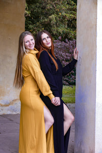 AILA Comfy Dress Amber – Winterkleid mit Ballonärmel & LENZING™ Viskose — Ansicht 6