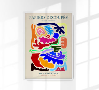 Caos form Papiers Decoupes – Abstrakt | Cut‑Out Stil | Fine Art