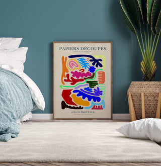 Caos form Papiers Decoupes – Abstrakt | Cut‑Out Stil | Fine Art