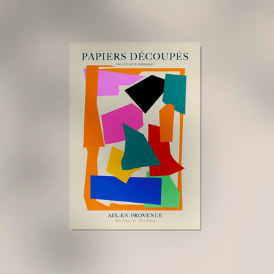 The Cut Outs Papiers Découpés Art Poster – Fine Art Print UV-resistent