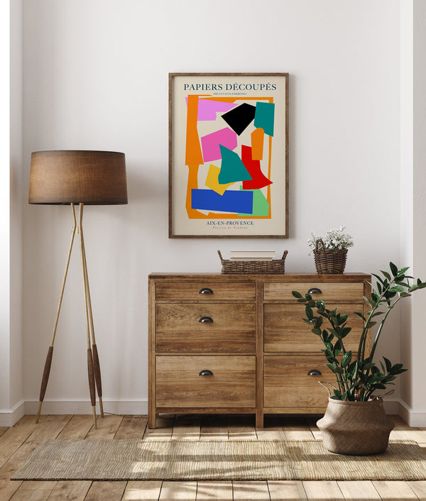 The Cut Outs Papiers Découpés Art Poster – Fine Art Print UV-resistent