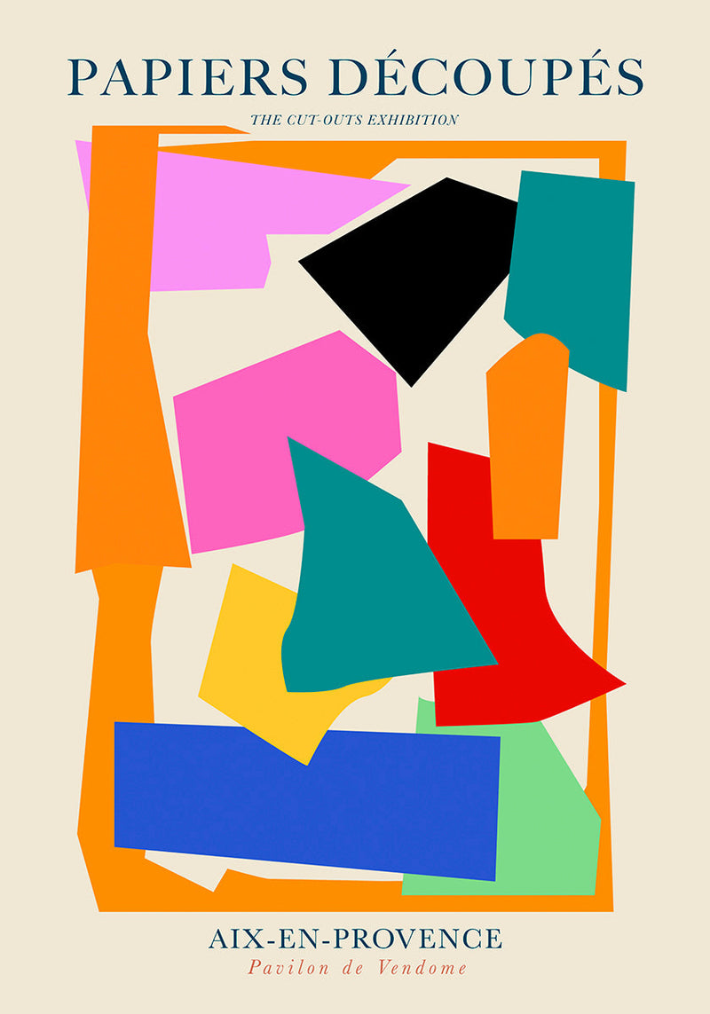 The Cut Outs Papiers Découpés Art Poster – Fine Art Print UV-resistent — Ansicht 4