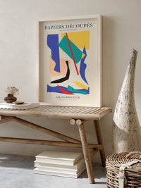 Geometric Cut outs Papiers Découpés Art Poster – Abstract Shapes Fine Art Print Canvas — Ansicht 2