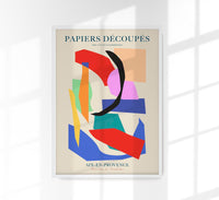 Abstract Cut Outs Papiers Découpés – Fine Art Print | Abstract Collage | UV resistant — Ansicht 1