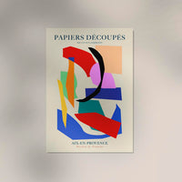 Abstract Cut Outs Papiers Découpés – Fine Art Print | Abstract Collage | UV resistant — Ansicht 3