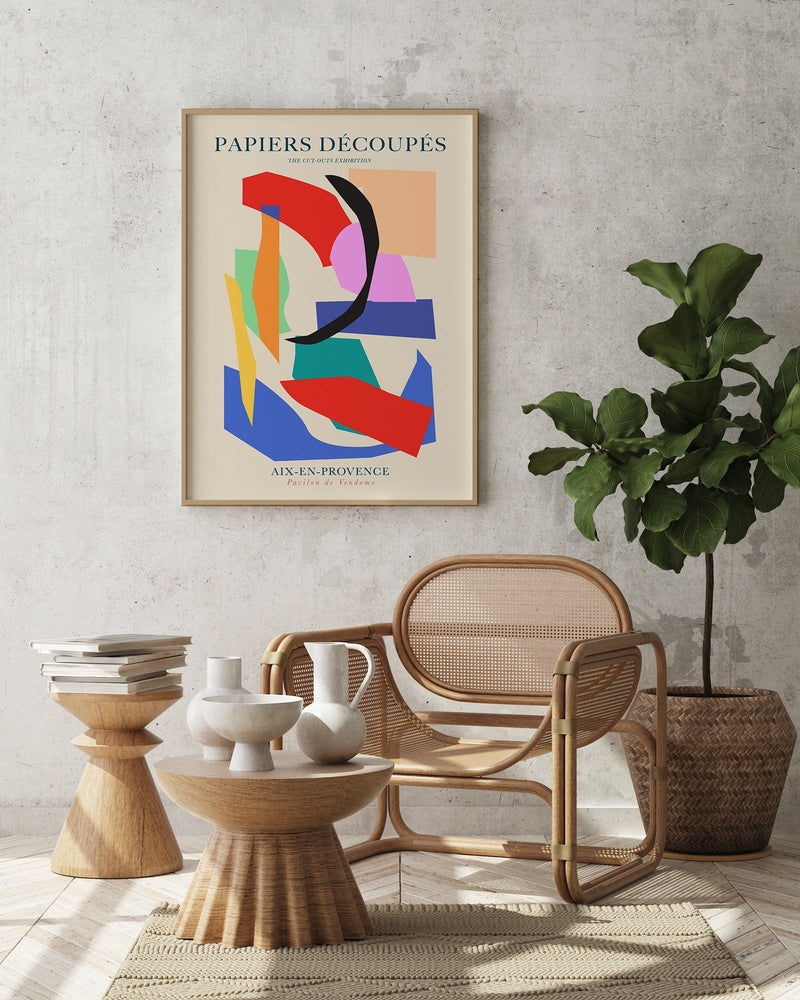 Abstract Cut Outs Papiers Découpés – Fine Art Print | Abstract Collage | UV resistant — Ansicht 2