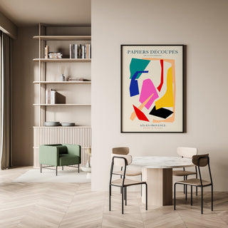 Vivid Abstract Cut-outs – Farbenfrohe Formen | Fine Art Print | Modernes Kunstposter