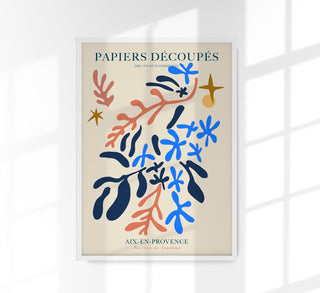 Organic Forms Papiers Découpés Art Poster – Fine Art Print | Modern Abstract | UV-resistent