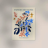 Organic Forms Papiers Découpés Art Poster – Fine Art Print Modern Abstract UV-resistent — Ansicht 3