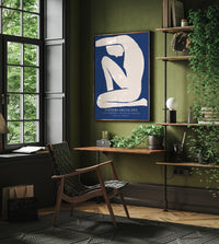Woman Cut-Out Papiers Découpés Art Poster | Fine Art Print UV-beständig — Ansicht 2