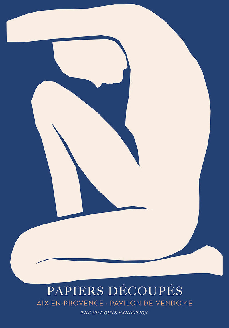 Woman Cut-Out Papiers Découpés Art Poster | Fine Art Print UV-beständig — Ansicht 4