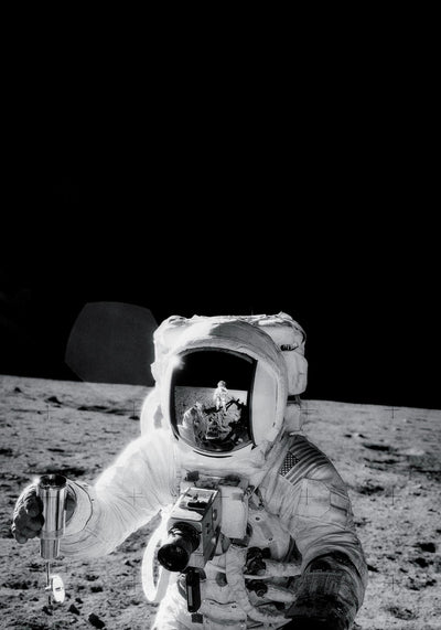 NASA Astronaut Poster – Black and White Art Print