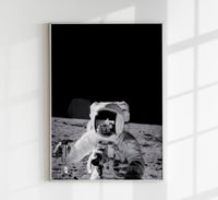 NASA Astronaut Poster – Black and White Art Print — Ansicht 1