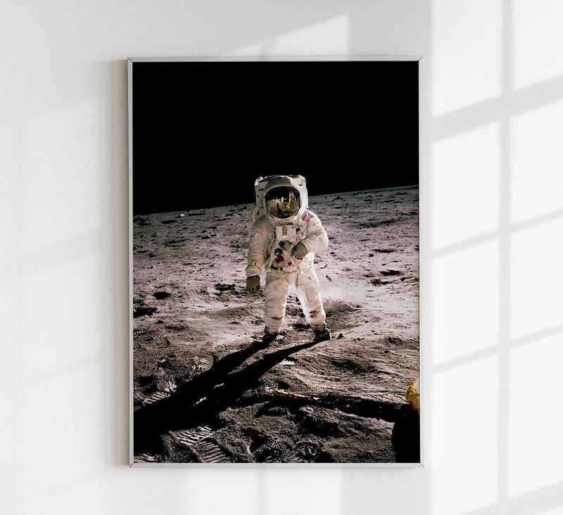 NASA Astronaut Poster – Black and White Photography Patroa Studio — Patroa Studio