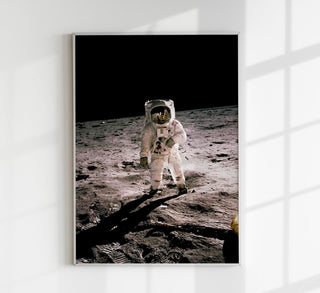 NASA Astronaut Poster – Black and White Photography Patroa Studio