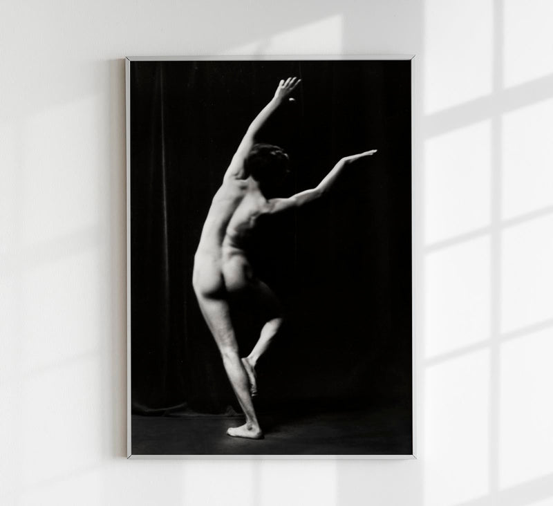 Dancing in the Dark Poster - Black and White Art Photography — Patroa Studio