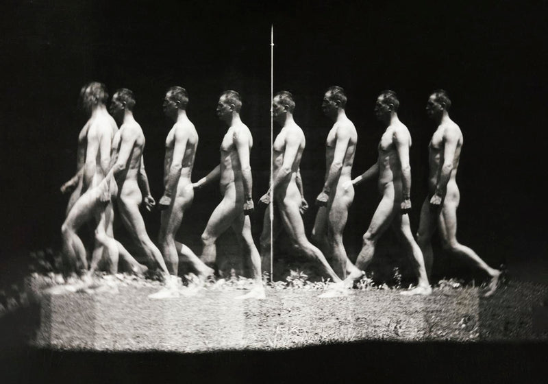 Naked Man Walking by Thomas Eakins - Art Print Poster — Ansicht 3
