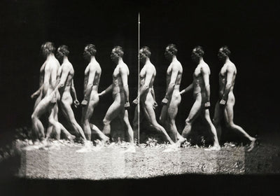 Naked Man Walking by Thomas Eakins – Kunstdruck Poster
