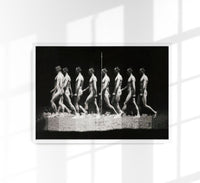 Naked Man Walking by Thomas Eakins - Art Print Poster — Ansicht 1