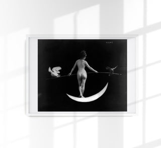 Nude Photography of Naked Woman – Night (1895) von F.B. Johnson & Company
