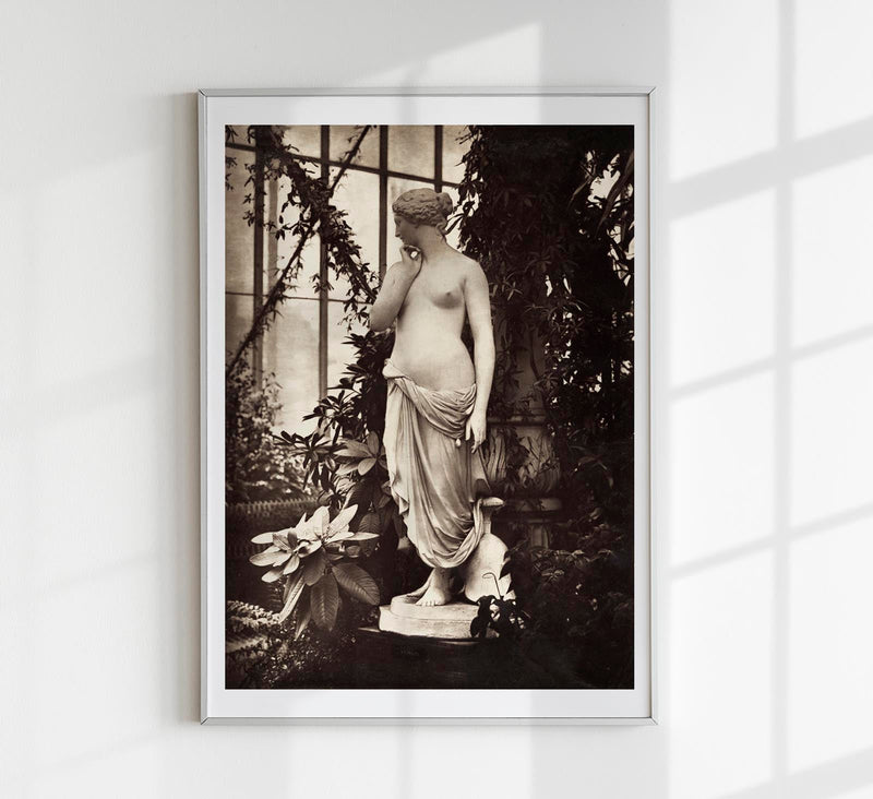 Ancient Greek Nude – Venus & Plants | Fine Art Print & Canvas — Patroa Studio