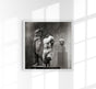 Marble Torso of a Youth Poster – Black and White Art Print