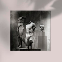 Marble Torso of a Youth Poster – Black and White Art Print — Ansicht 2