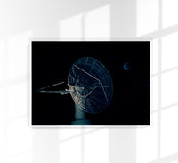 NASA Armstrong Flight Research Center Poster – Black and White Art Print — Ansicht 1