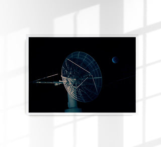 NASA Armstrong Flight Research Center Poster – Black and White Art Print