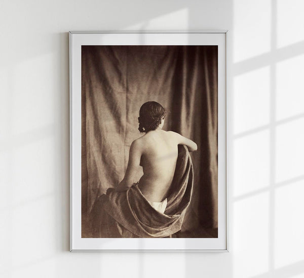 Female Nude – Fine Art Print Black and White Macro Photography
