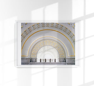 Balcony Level of Washington Poster - Art Print by Patroa Studio