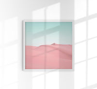 Sand dunes in Southern California Pink by Carol M. Highsmith – Fotografie Poster — Ansicht 1