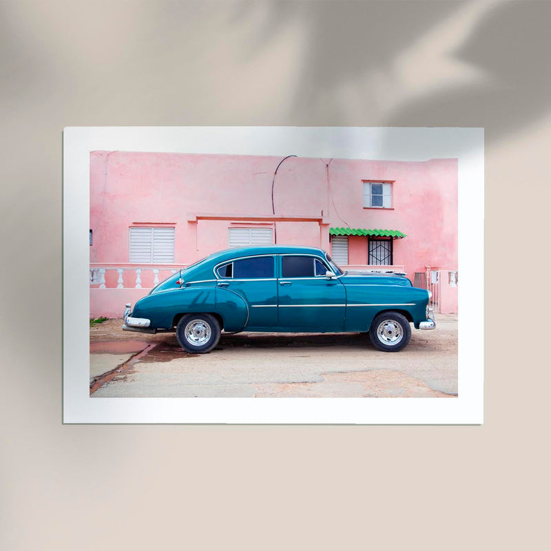 Vintage car in Havana, Cuba by Carol M. Highsmith – Poster — Ansicht 2