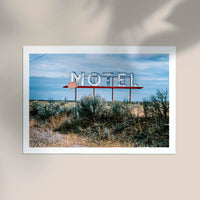Motel sign, Grand Coulee, Washington – Art print by John Margolies — Ansicht 2