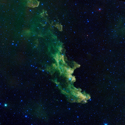 An Infrared Portrait of the Witch Head Nebula – NASA Space Art Poster