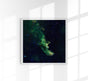 An Infrared Portrait of the Witch Head Nebula – NASA Space Art Poster