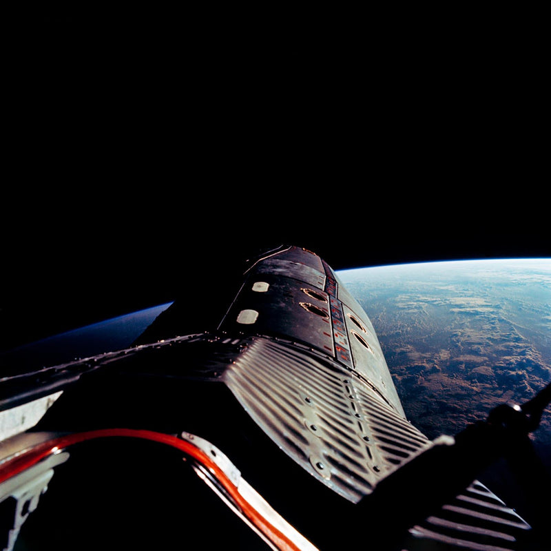 Gemini-12 Raumfahrt Poster – NASA Archiv-Print, Schwarz-Blau — Ansicht 3
