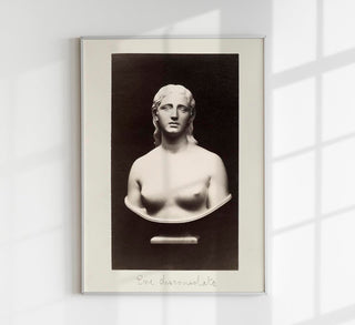 Naked Woman Sculpture by Hiram Powers – Art Print