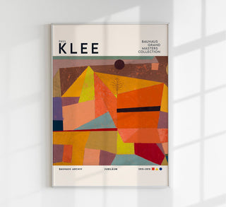 Paul Klee Joyful Mountain Art Exhibition – Fine Art Print UV-resistant