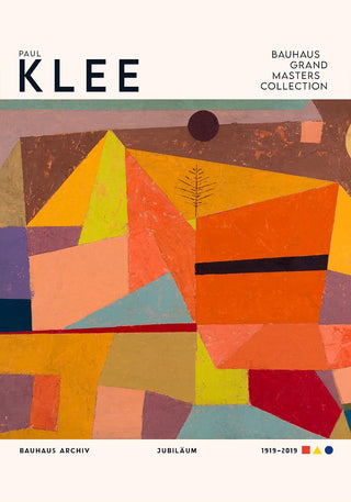 Paul Klee Joyful Mountain Art Exhibition – Kunstposter | Fine Art Print | UV-beständig
