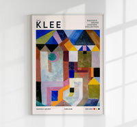 Paul Klee Colorful Architecture Art Exhibition – Kunstposter Fine Art Print UV-beständig — Ansicht 1