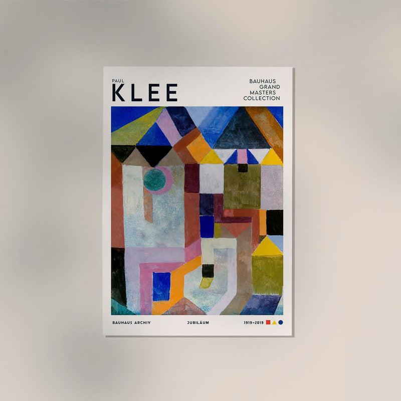 Paul Klee Colorful Architecture Art Exhibition – Kunstposter Fine Art Print UV-beständig — Ansicht 3