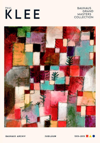 Paul Klee Redgreen and Violet-Yellow Rhythms Art Exhibition Poster – Bauhaus Design | Fine Art Print | UV-beständig