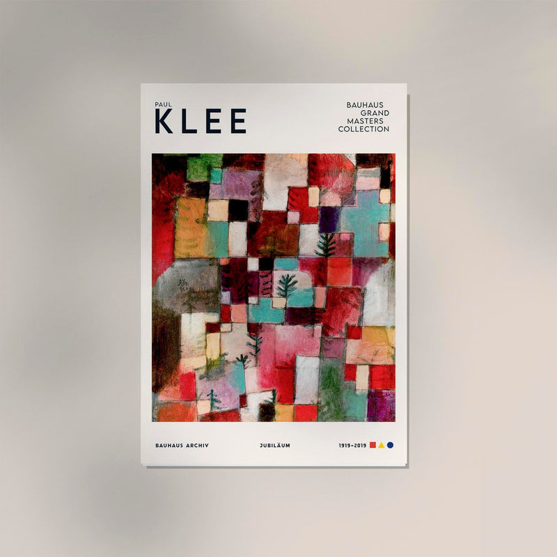 Paul Klee Redgreen and Violet-Yellow Rhythms Art Exhibition Poster – Fine Art Print — Ansicht 2