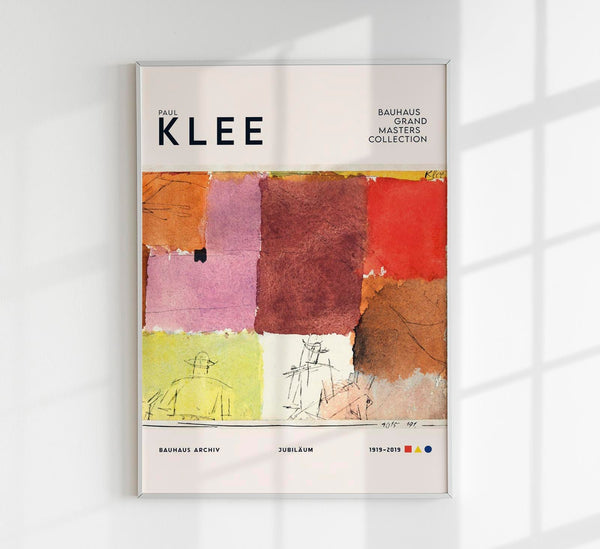 Paul Klee Composition with Figures Art Exhibition – Kunstposter Fine Art Print UV-beständig
