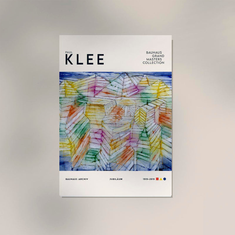 Paul Klee Theatre-Mountain-Construction Fine Art Poster | Ausstellungsdruck — Ansicht 2
