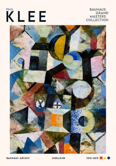 Paul Klee Yellow Half-Moon & the Y | Fine Art Poster A3–A0